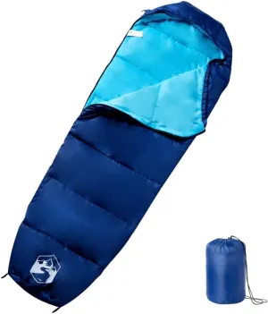 vidaXL Mummy Sleeping Bag for Adults Camping 3 Seasons