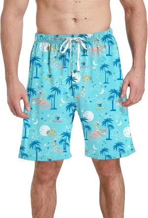 Vogseek Pajama Shorts for Men, Men's Pajama Bottoms, Sleep wear Pjs Pants