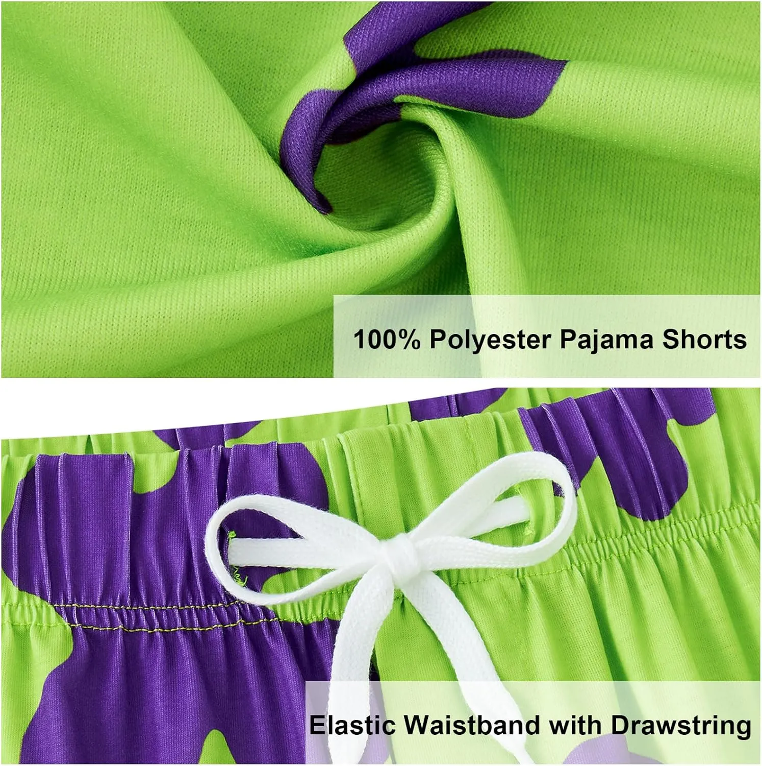 Vogseek Pajama Shorts for Men, Men's Pajama Bottoms, Sleep wear Pjs Pants