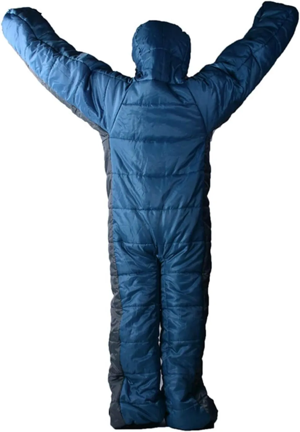 Waterproof Wearable Human-Shaped Sleeping Bag, -5 to 5 Cotton Camping Bag, Windproof Temporary Rest With Insulation for Adults, Cold Protection Outdoor