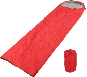 Weatherproof Envelope Sleeping Bag for Adults | Hooded Camping Sleeping Bag for Hiking/Backpacking/Outdoor | Hollow Cotton Filling, Double Zipper Design
