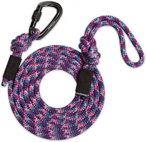 Wilderdog Carabiner Climbing Rope Dog Leash for Medium & Large Dogs - 10ft - Razzleberry