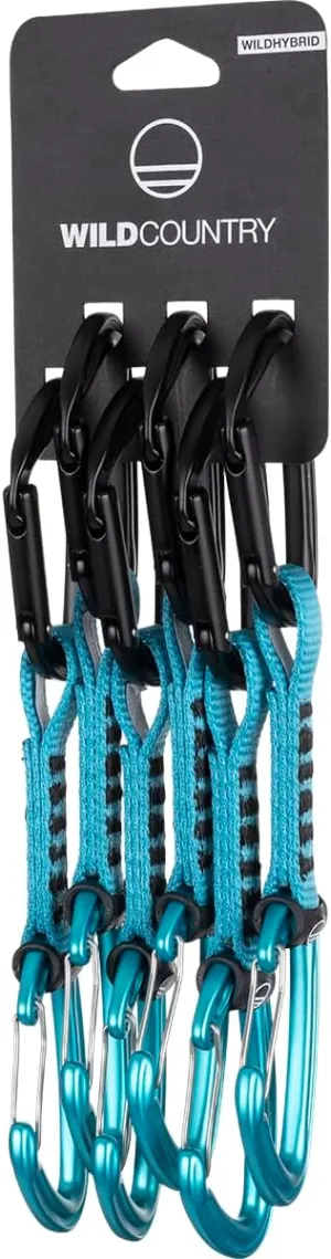Wildhybrid Rock Climbing Quickdraw - Durable Quickdraw with Lightweight Aluminum Carabiners