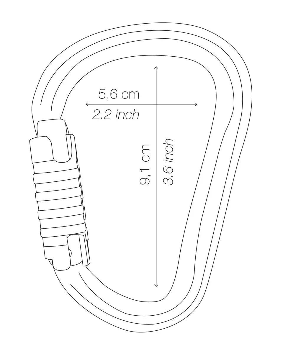 William Triact-Lock Carabiner - PETZL