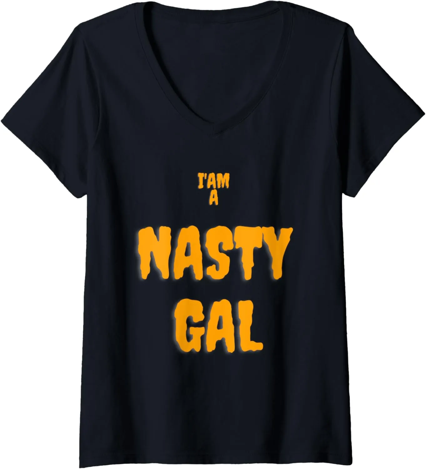 Womens Nasty Gal V-Neck T-Shirt