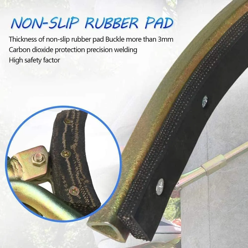 Wooden Pole Foot Buckle, crampons Climbing Trees,Tree Climbing Tool Pole Climbing Spike Stainless Steel Climbing Tree Shoes for H