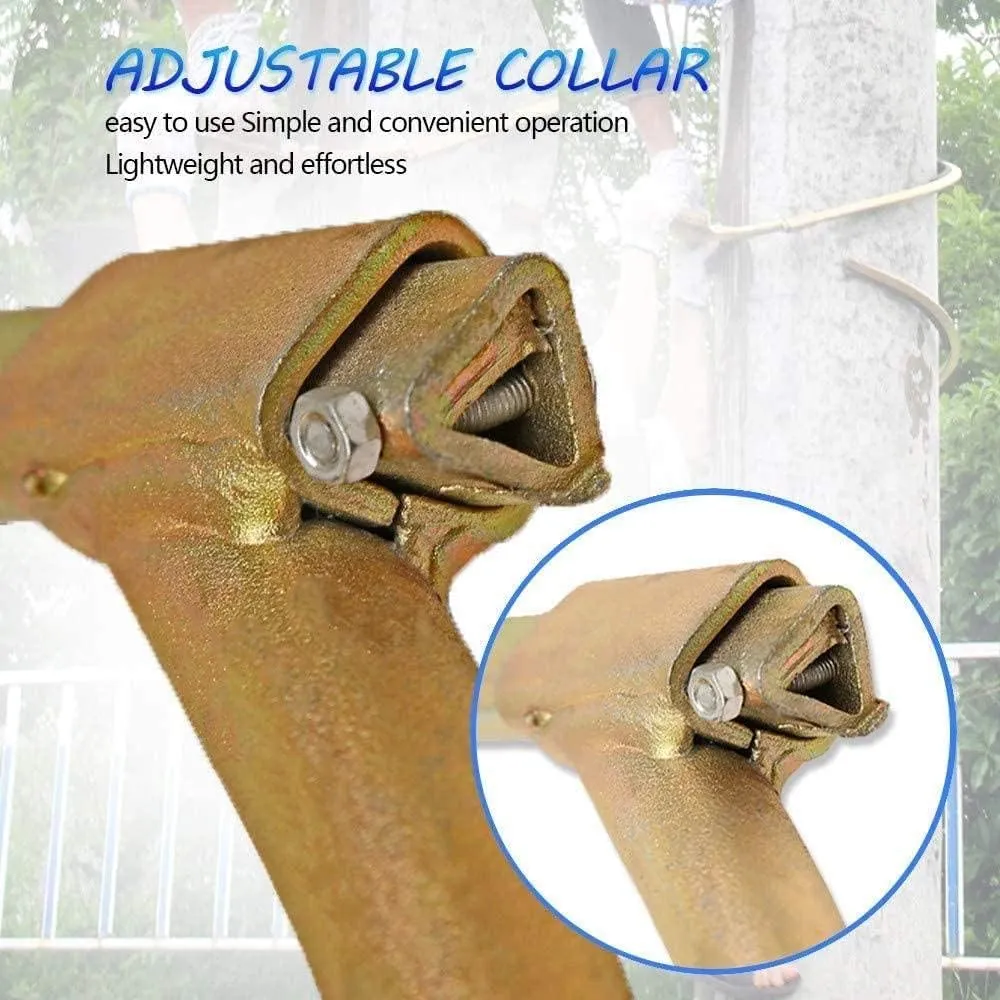 Wooden Pole Foot Buckle, crampons Climbing Trees,Tree Climbing Tool Pole Climbing Spike Stainless Steel Climbing Tree Shoes for H