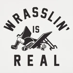 Wrasslin' Is Real Men's Tank Top