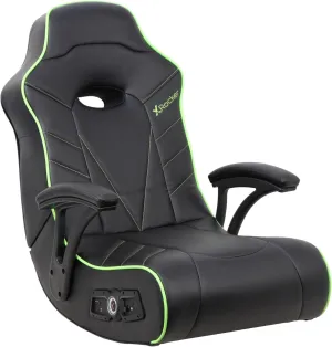 X Rocker Video Gaming Chair for Adults, XL Floor Rocker Chair with Built-in Audio Speakers, Foldable for Bedroom or Game Room, Gifts for Gamers