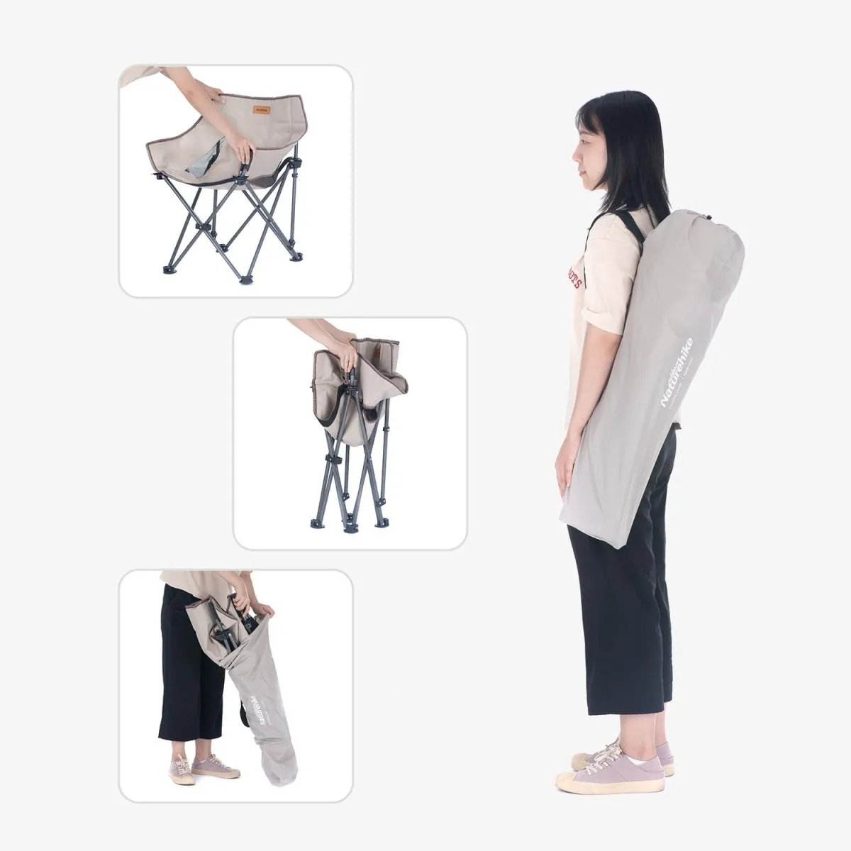 XD Outdoor folding moon chair