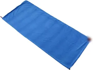 XTYPE Portable Ultra-Light Polar Fleece Sleeping Bag Outdoor Camping Tent Bed Travel Warm Sleeping Bag Liner Camping Sport Accessories (Color : Blue)