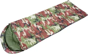 XTYPE Sleeping Bags Classic Delicate Outdoor Travel Camping Envelope Sleeping Bags Printing Zipper Sleeping Bag w/Cap