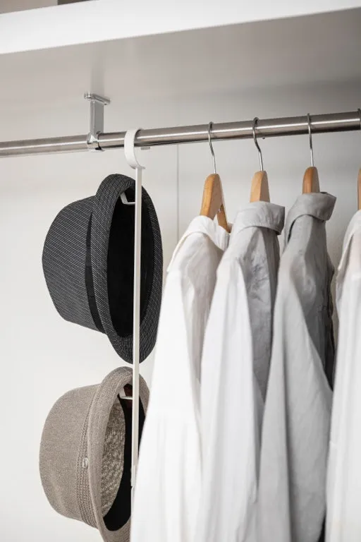 Yamazaki 2-Tiered extendable closet rack - Smart - White