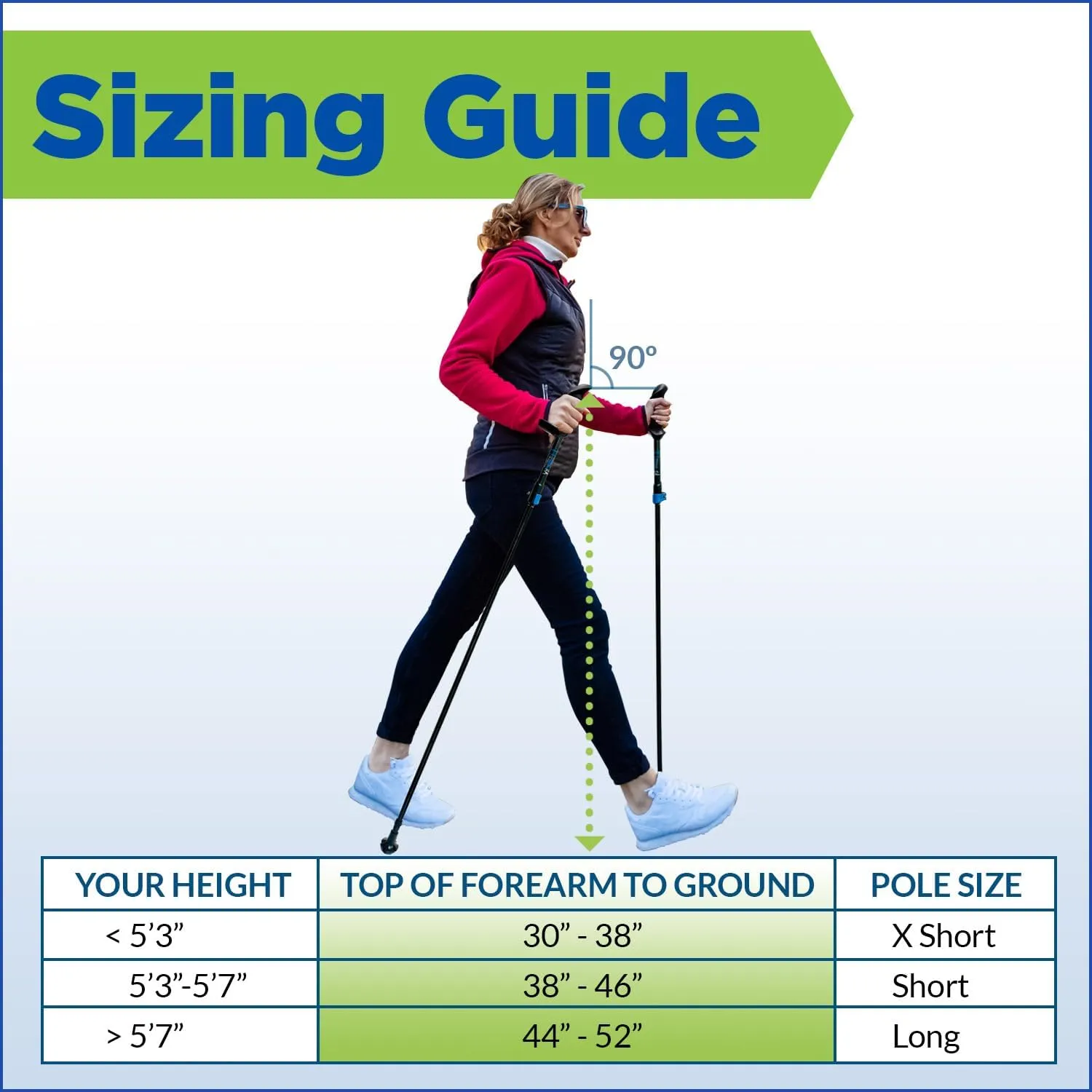 York Nordic Motivator Travel Walking Poles for Balance and Rehab - Patented Stability Grips - Lightweight, Adjustable, and Foldable Includes Detachable Feet and Travel Bag