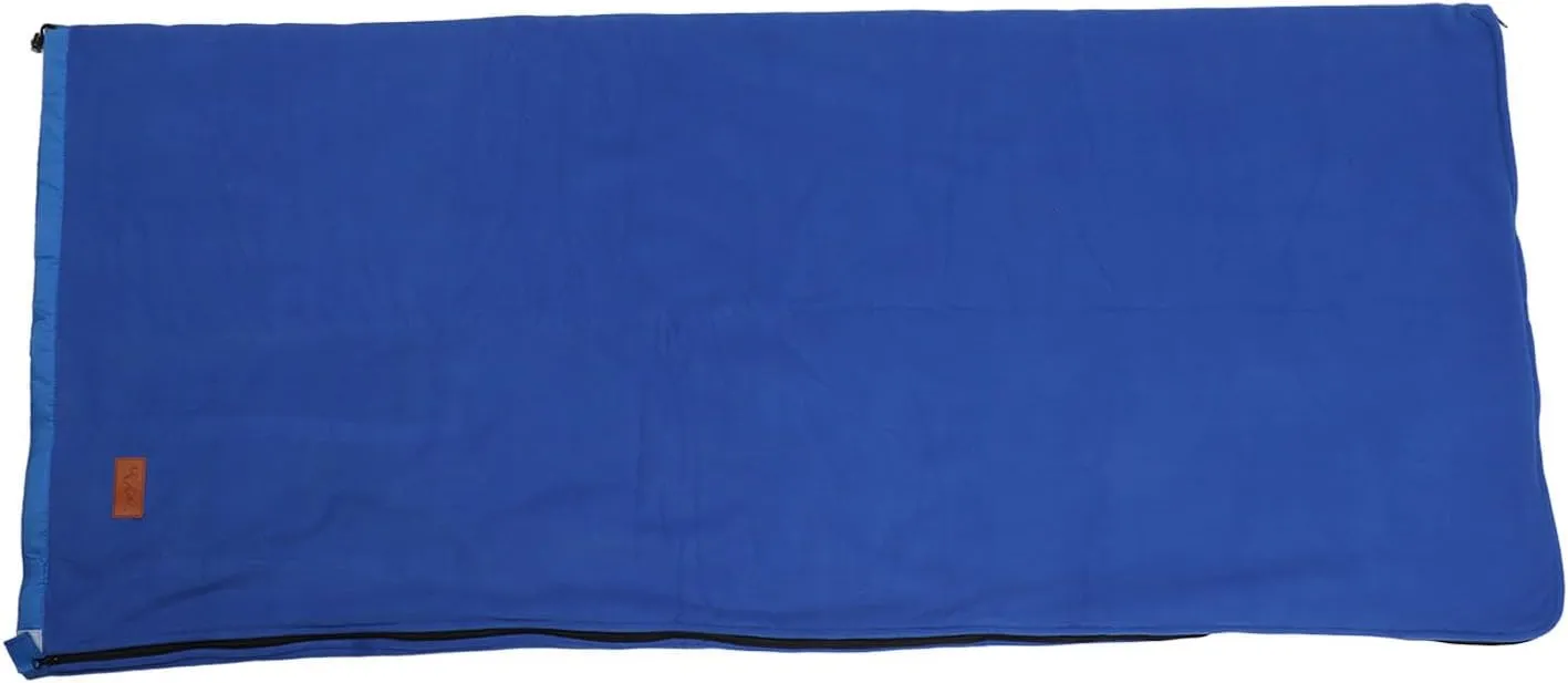 Zippered Camping Blanket, Double Washable Sleeping Bag Liner, Extra Thick, for Backpacking