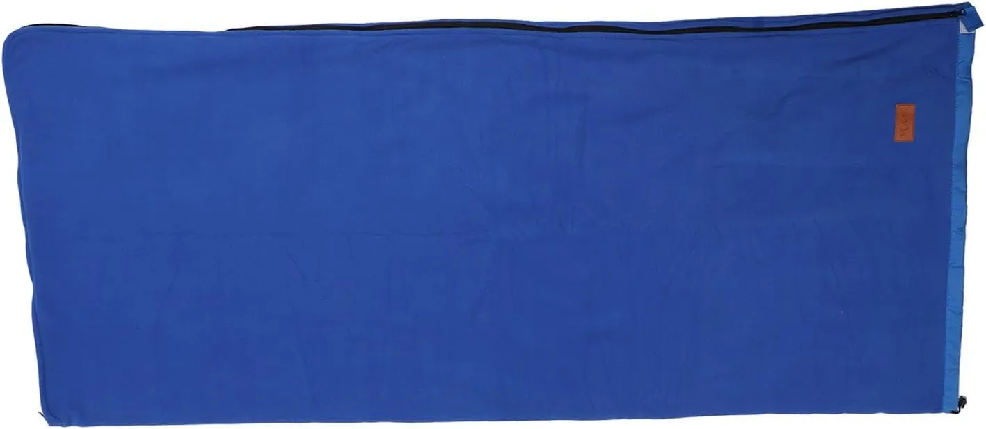 Zippered Camping Blanket, Double Washable Sleeping Bag Liner, Extra Thick, for Backpacking