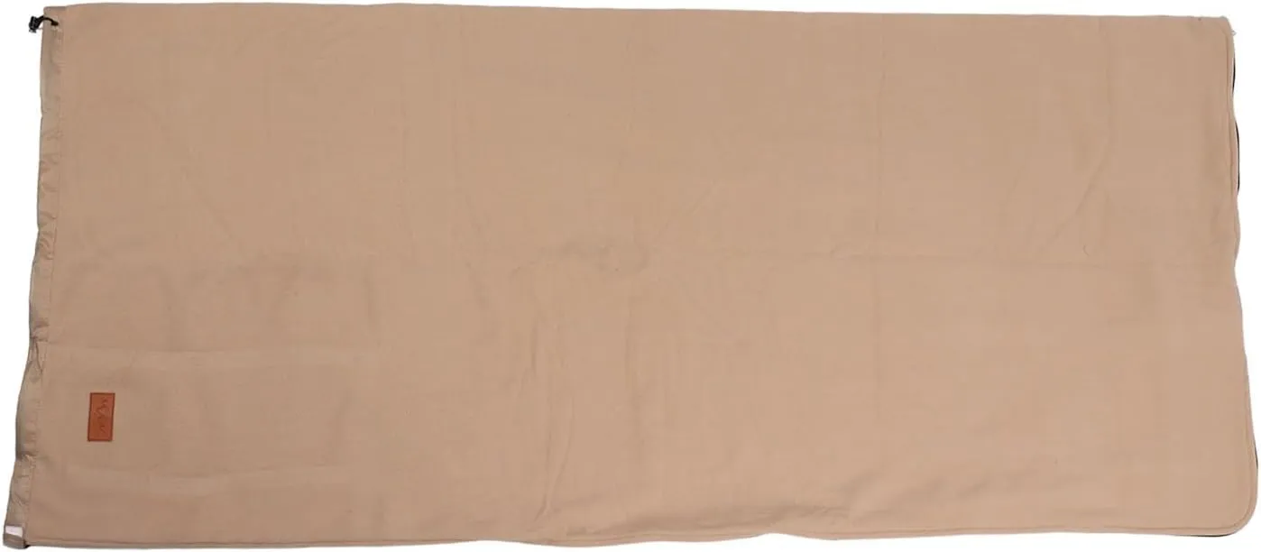 Zippered Camping Blanket, Double Washable Sleeping Bag Liner, Extra Thick, for Backpacking
