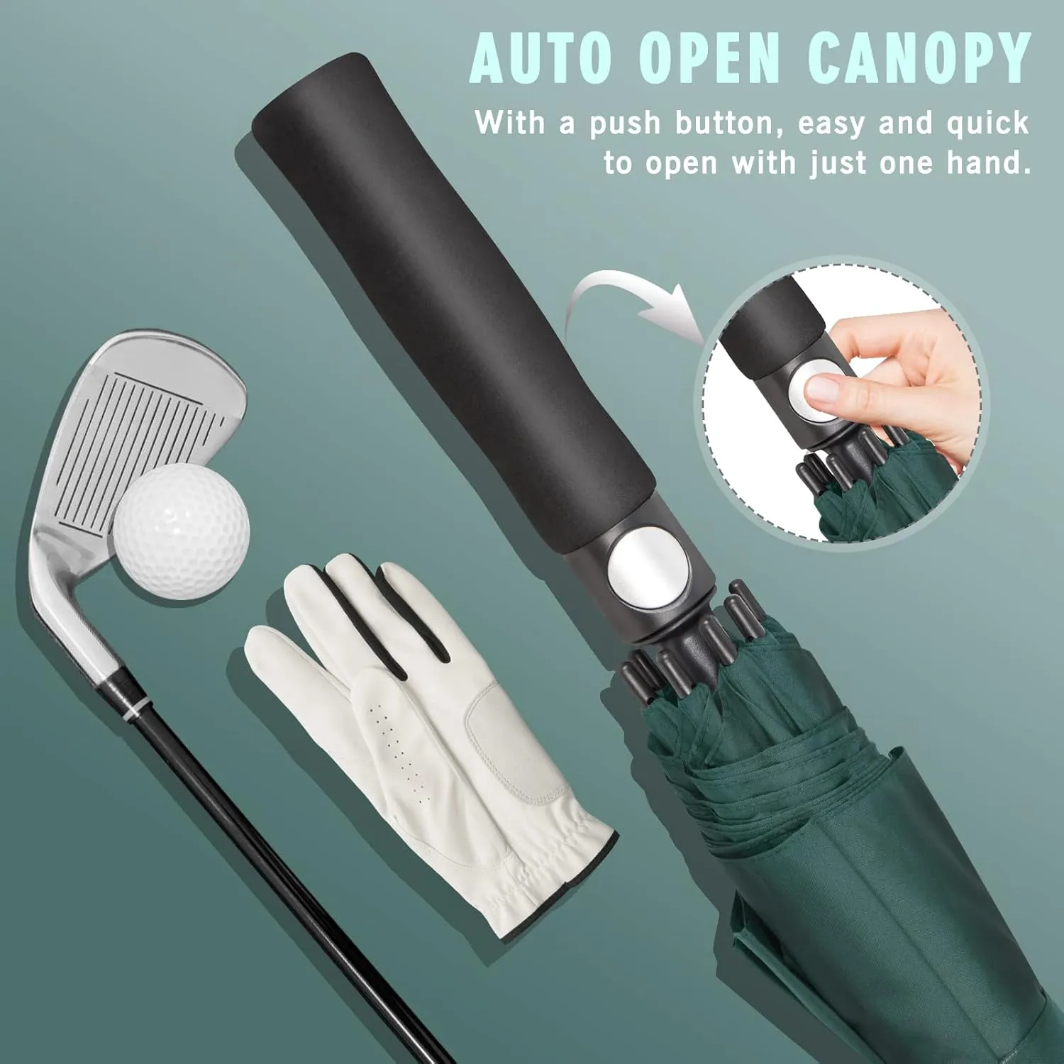 ZOMAKE Large Golf Umbrella for Rain Heavy Duty,Big Golf umbrellas Windproof,51/54/62/68 Inch Extra Large Oversized Umbrella